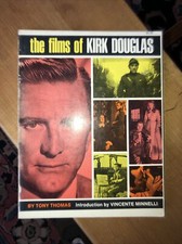 FILMS OF KIRK DOUGLAS * LARGE PAPERBACK * LIKE NEW * INTRO BY VINCENTE MINNELLI