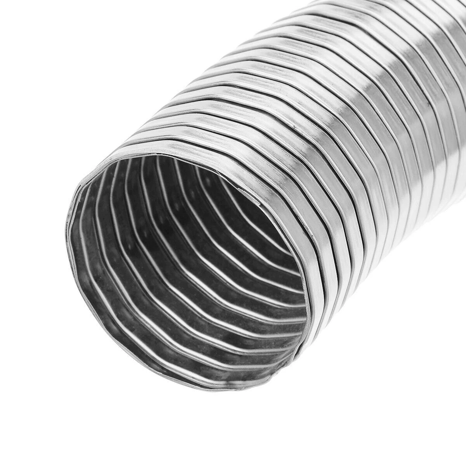 Flexible Exhaust Pipe 25mm 38mm 50mm 75mm 100mm 125mm Stainless Steel 1-6m 316