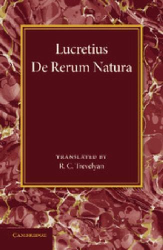 Lucretius Lucretius Trevelyan Paperback Cambridge University Press 9781107437562