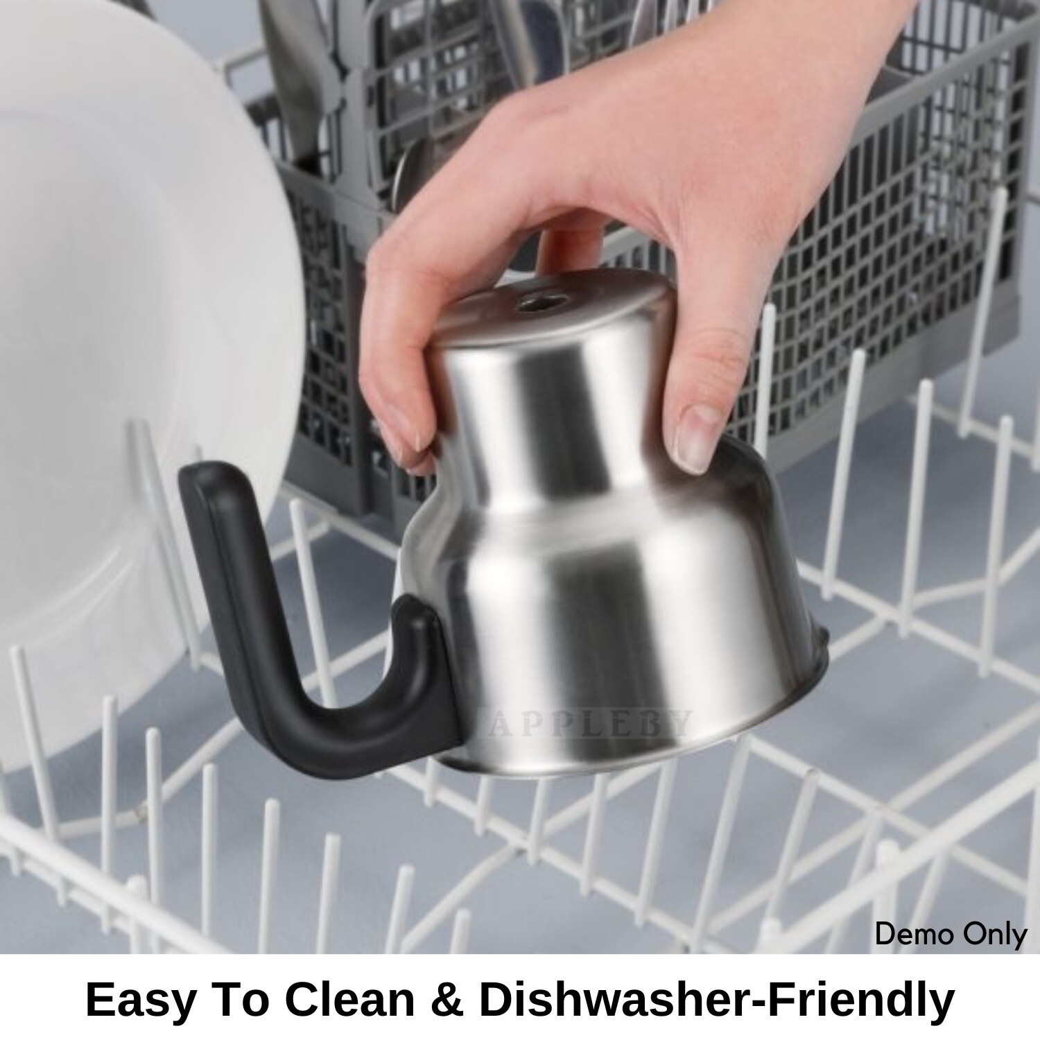 Grinders Caffitaly Induction Milk Frother Black Electric Frothing Jug