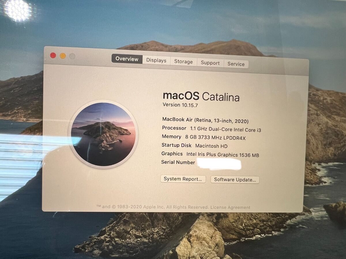 Apple MacBook Air 2020 (A2179) Retina 13” Intel Core i3 Apple MacBook Air 2020 (A2179) Retina 13” Intel Core i3