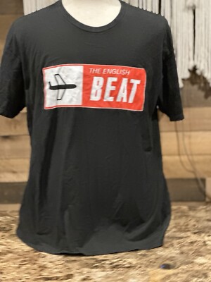 THE ENGLISH BEAT Y2K Black Unisex Band T Shirt Size XL