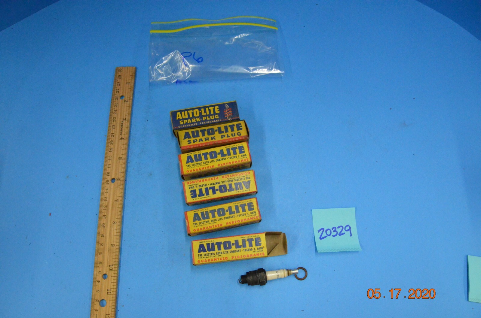 Auto-Lite NOS Spark Plugs P6 lot of 6