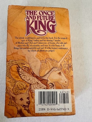 The Once And Future King - T.H. White - Ace Edition 1987 Vintage Paperback Book - Picture 6 of 6