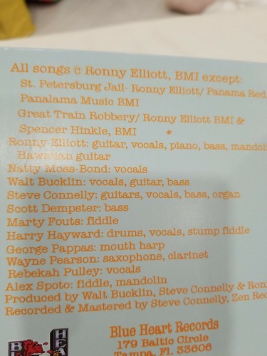 Elliott, Ronny - Jalopypaint - Elliott, Ronny CD UWLN The Fast Free Shipping - Imagen 7 de 7