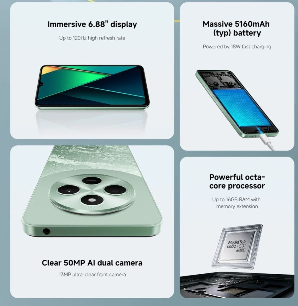 Xiaomi Poco C75 6.88 Xiaomi Poco C75 6.88