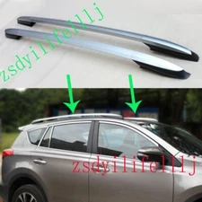 1set For Toyota Rav4 2013-2018 Car Silver Roof Rack Rail Luggage Carrier Bars aa