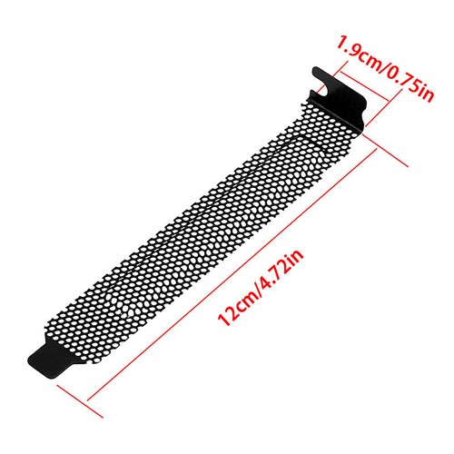 5Pcs PCI Slot Cover Dust Filter Blanking Board Fan Dust Filter For PC Case - Zdjęcie 3 z 12