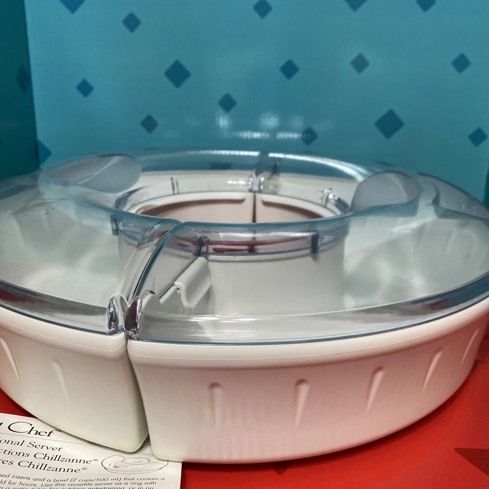 Replacement Pampered Chef Chillzanne Cool Sectional Server 2791 Outside Tray Lid - Image 2 of 4