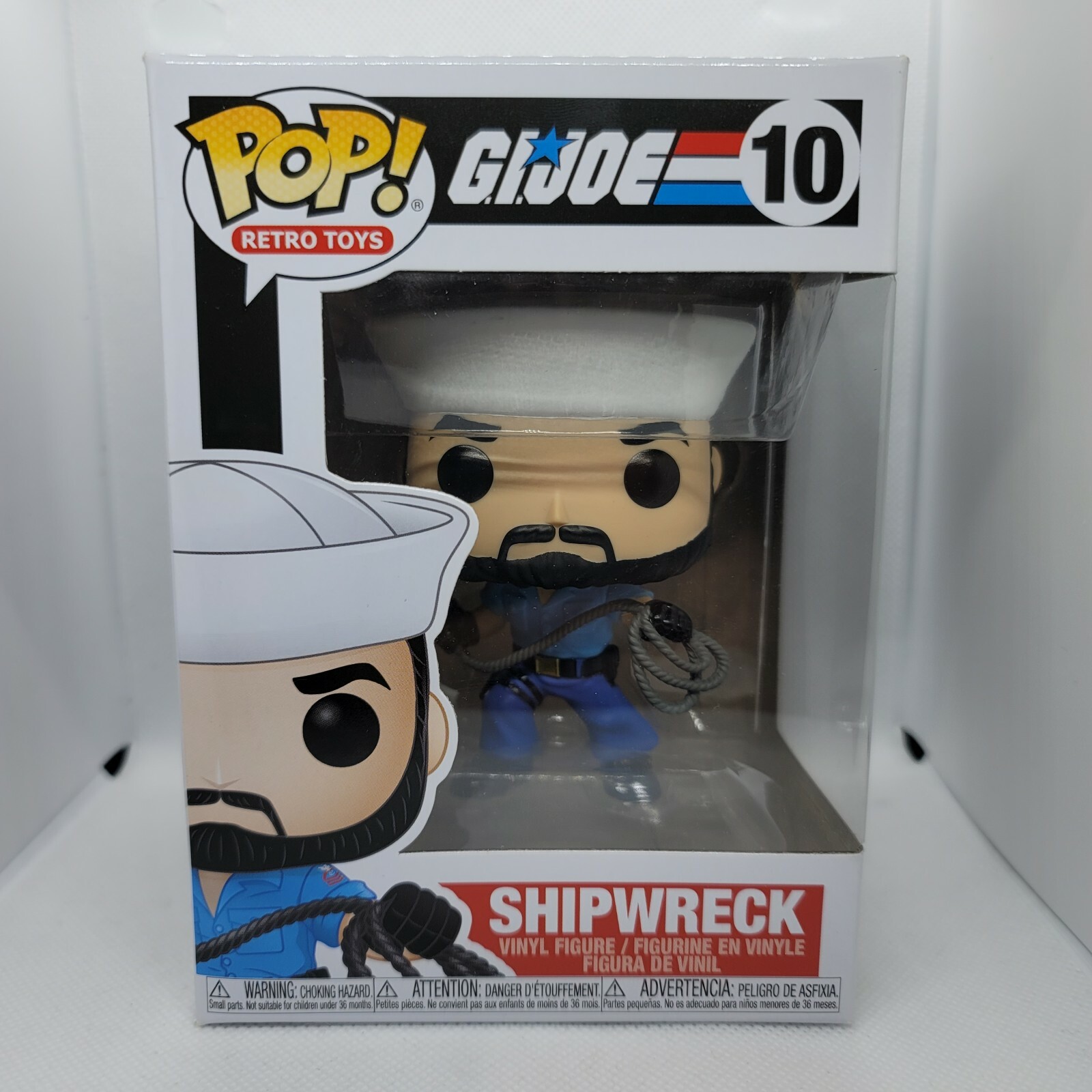 New Funko Pop! Retro Toys: G.i. Joe #10 &Quot;Shipwreck&Quot; Vinyl Figure