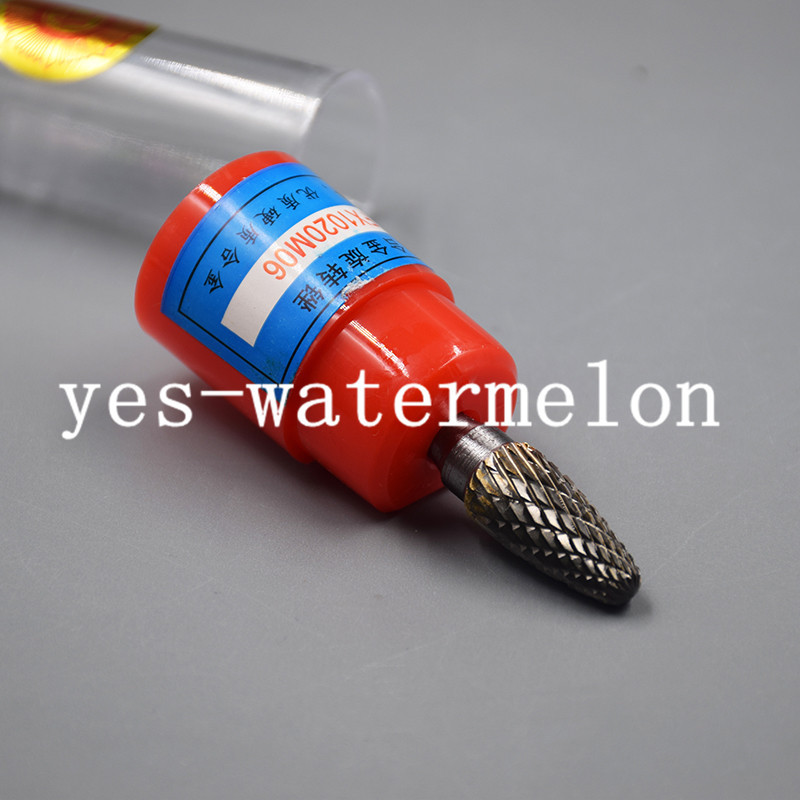 1/4" Shank Cylindrical Cut Tungsten Carbide Burr Bit – Die Grinder Rotary Tool For Metal