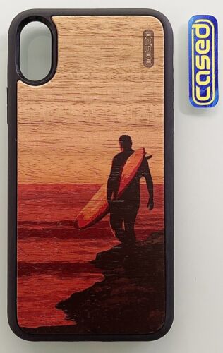 iPhone XS 10 Timber Wood Phone Case ‘Cased Design’ Australian Made. Free Postage - Picture 1 of 3