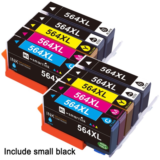 10 X Compatible 564XL Ink Cartridge Set for HP Deskjet 3520 3522 3070a 3524 3526 | eBay