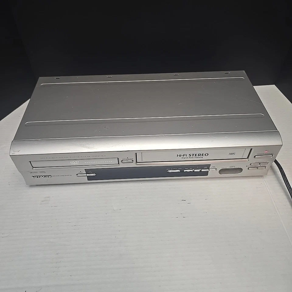 Combo reproductor de DVD/VCR VHS Hitachi DV-PF73U PROBADO - FUNCIONA Foto 4 de 4