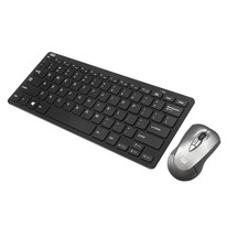 Adesso Wireless Keyboard and Mouse Combo with Air Mouse and Compact Design Ke...