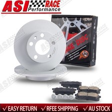 Rear Brake Discs+Pads For Audi A1 Seat Ibiza Skoda Fabia 3 VW Polo 5.