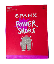 Spanx Higher Power Shorts High-Waist Shapewear Soft Nude K4201 Size L