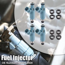 4PCS 195500-3920 16611-AA521 Fuel Injector for Subaru Impreza WRX 2.0T 2002-2005