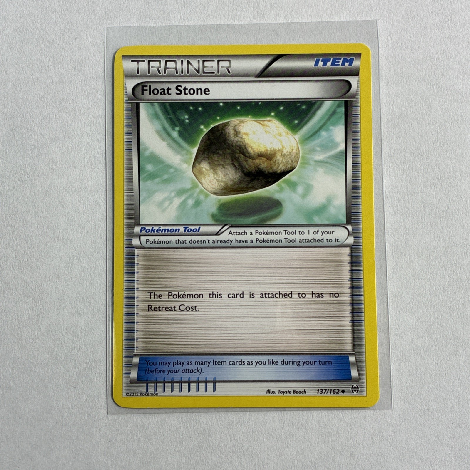 Pokémon Trainer Float Stone Uncommon XY - BREAKthrough 137/162 LP