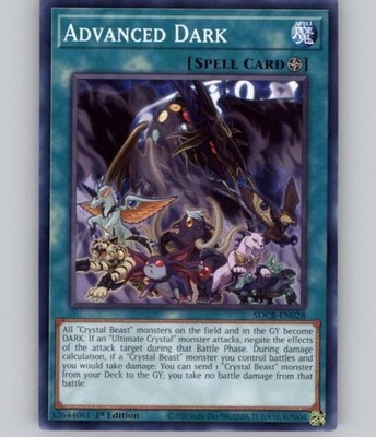 Advanced Dark (SDCB-EN028, Common) Structure Deck: Legend of the Crystal Beasts