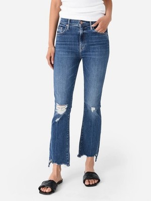 MOTHER The Insider Crop Step Chew Dancing On Coals Size 29