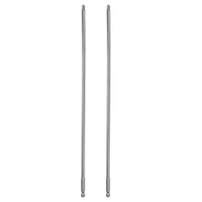 2pcs Magnetic Phillips Screwdriver Bit PH3 1/4" Hex Shank 370mm Long 6mm Rod