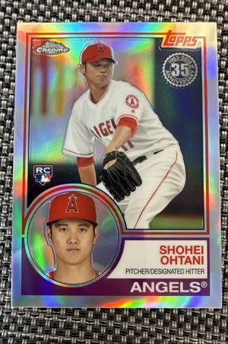 2018 Topps Chrome - 1983 Topps Refractor Shohei Ohtani #83T-6 (RC) See Pics