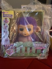 WowWee Fingerlings Care 'n Cuddle Monkey Interactive Toy Purple