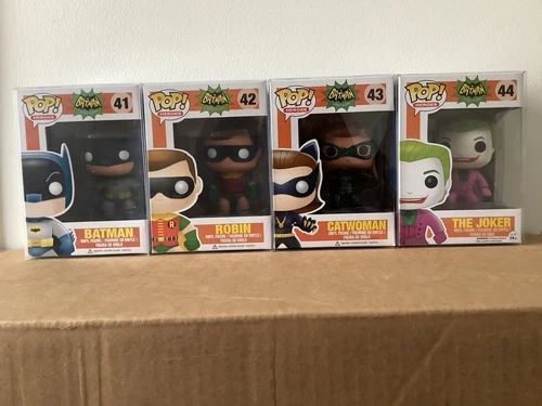 Funko POP! Heroes Batman Classic TV Series Lot of 4: #41, #42, #43, & #44