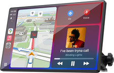 Carplay Screen for Car, 9'' Wireless Carplay  Android Auto- Upgrade Portable To