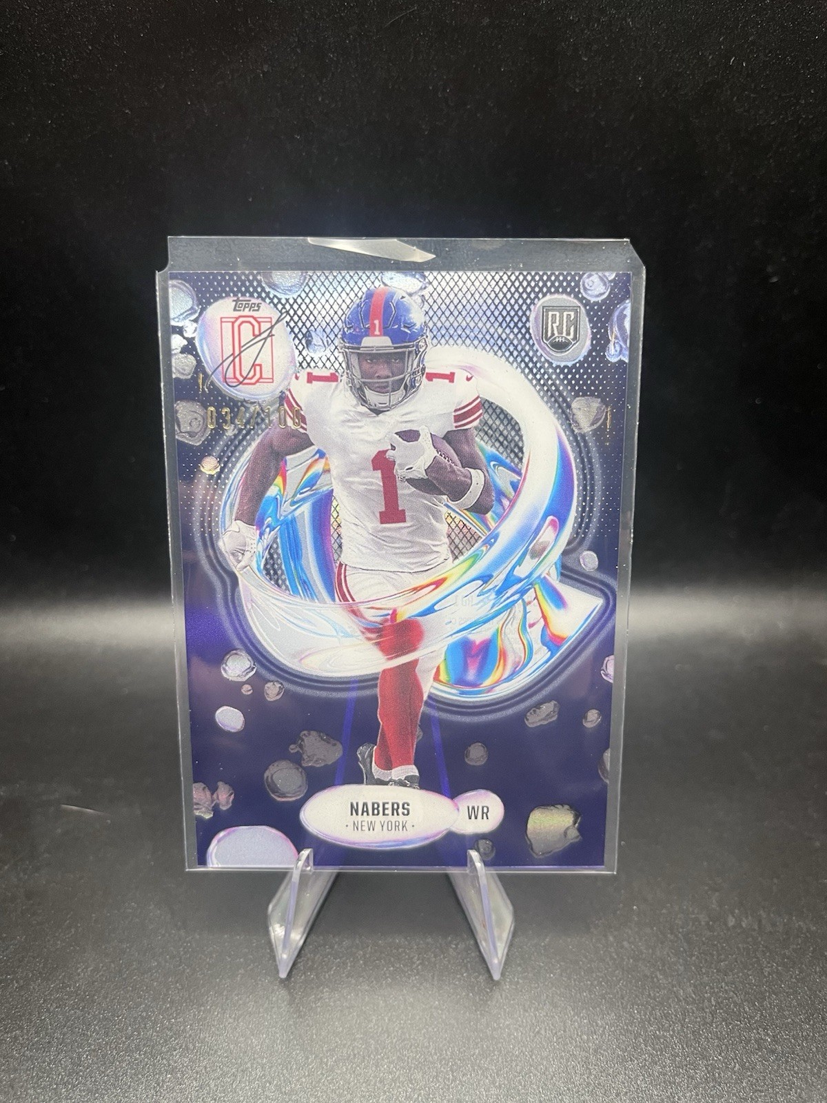 2024 TOPPS SIGNATURE CLASS, MALIK NABERS PURPLE FLUIDITY /100