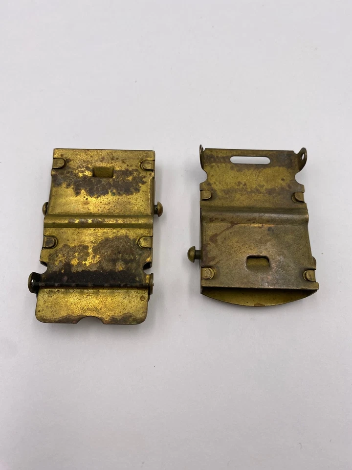 Vintage Lot of 2 Solid Brass Boy Scout Buckles - Image 3 of 3