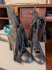 Chloe Harper High Heeled Leather Boots - Preowned Size 37.5