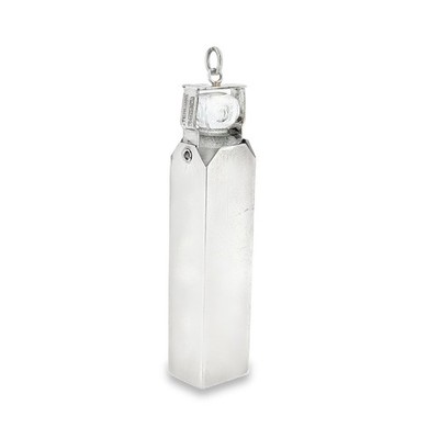 Vintage Neiman Marcus Sterling Silver Perfume Bottle Pendant 60mm No Chain