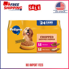 Pedigree Chicken & Beef Variety Pack Wet Dog Food 24 x 13.2 Oz Cans