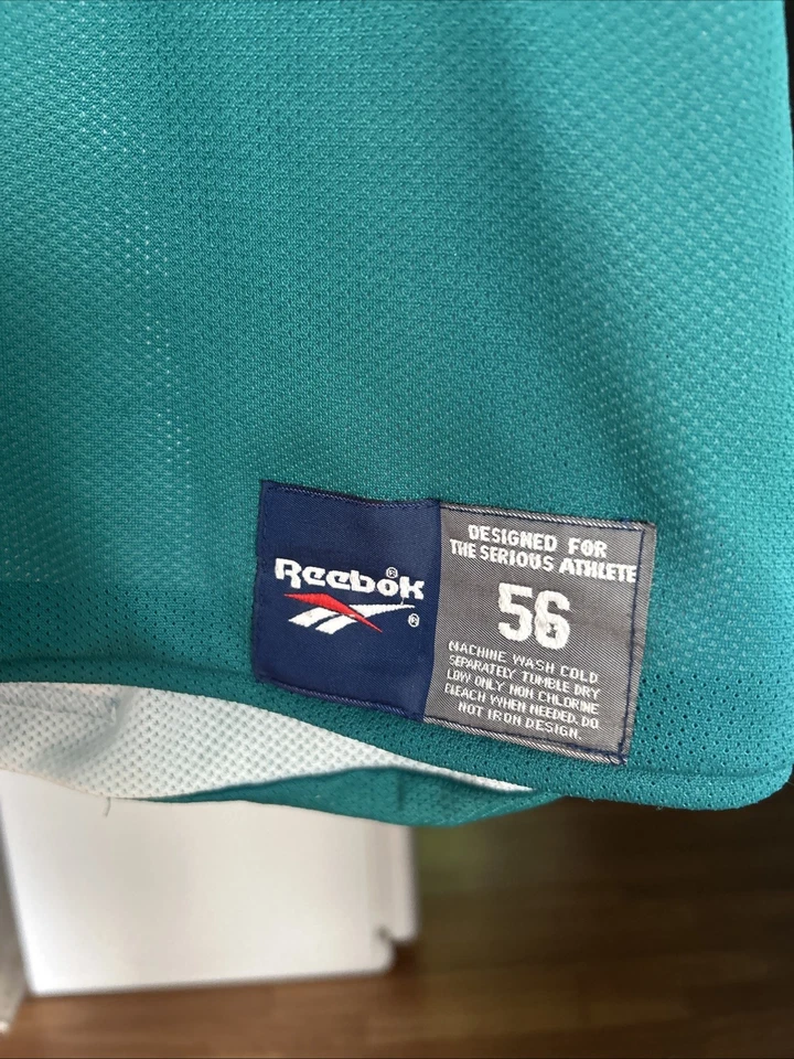 Camiseta reversible del equipo de la NFL 56 Reebok 90’s Kareem Abdul-Jabbar MIAMI DOLPHINS para hombre Foto 2 de 4