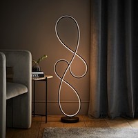 LED Floor Lamp Black Living Room Bedroom Light Standard Free Standing Reading