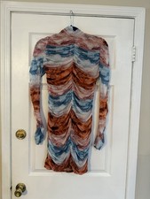 Wild Fable Women’s Medium Long Sleeve Colorful Knee Length Dress BNWT