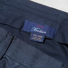 Brooks Brothers 1818 Madison Herringbone Men's Suit 44L Gray Wool W39 Union Made