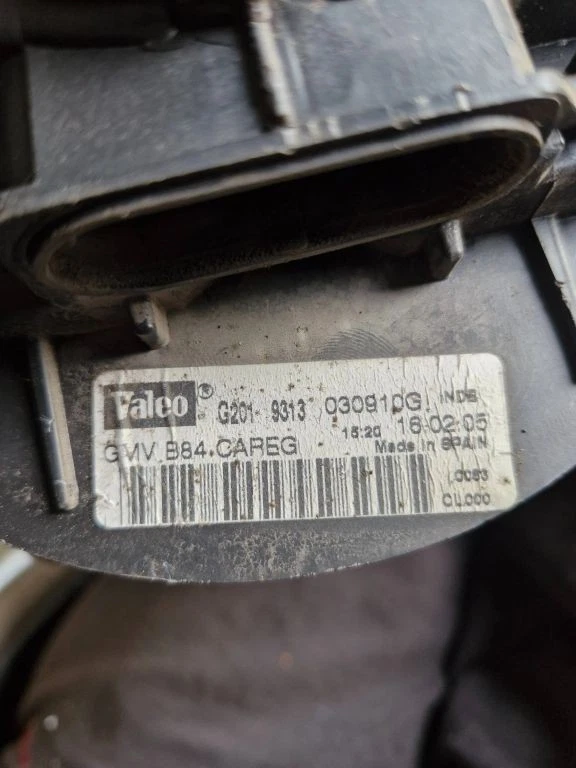 Renault Megane II 2005 Calentador Soplador Ventilador Motor 95MVJ84CAREG Diesel 88kW RRB12101 - Imagen 4 de 4