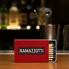 50 x Ramazzotti Likör Streichhölzer Streichholz Reibefläche Glas Gläser NEU