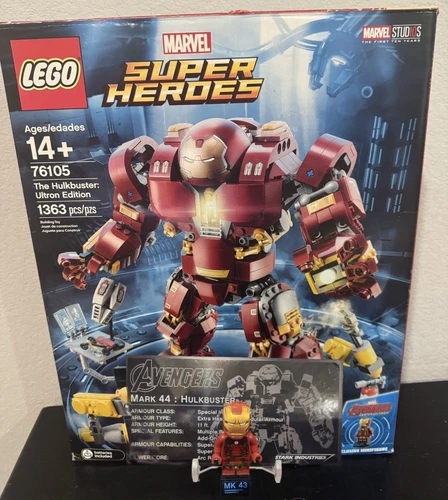 LEGO Marvel: The Hulkbuster: Ultron Edition (76105)_100% Complete In Box_LOOK