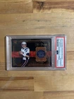 2011 Panini Crown Royale #6 Tom Brady All Pros Patch #/50 Laundry Tag PSA