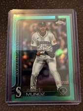 2025 Topps Chrome Update Series Aqua Andrés Muñoz #USC108 Seattle Mariners