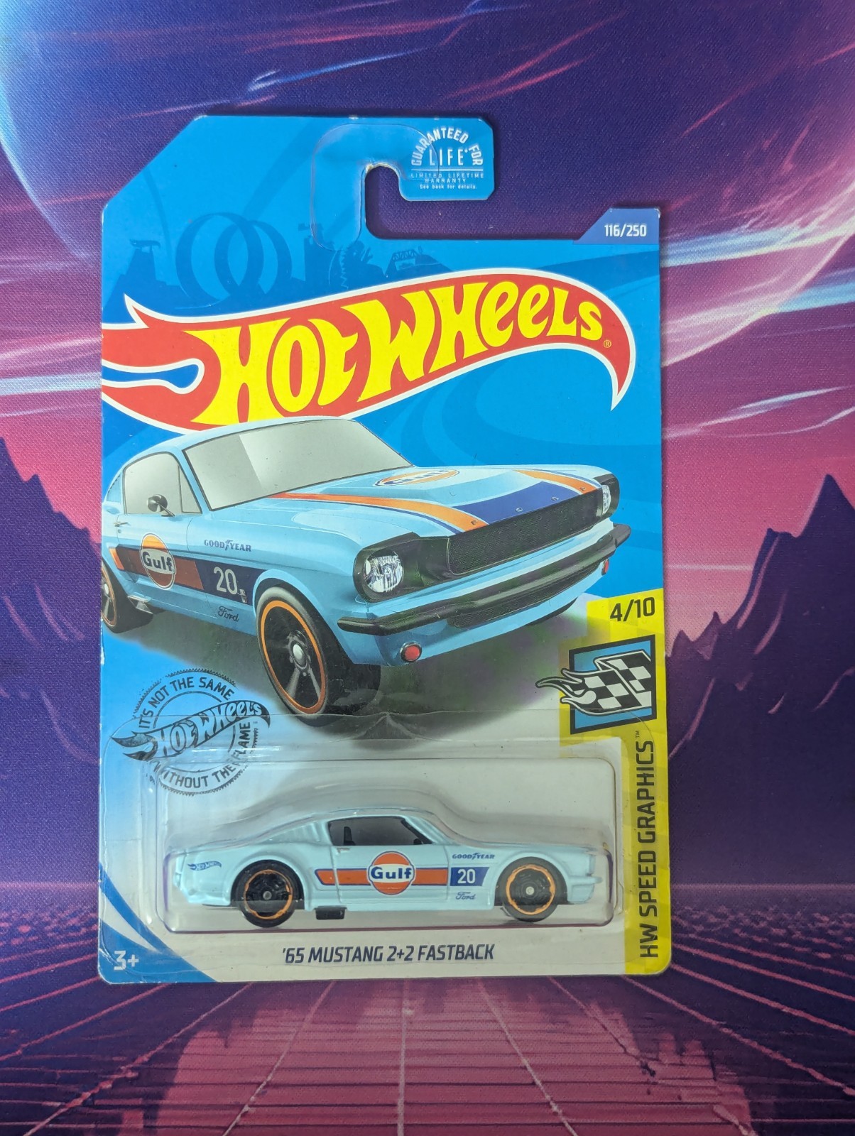 Hot Wheels 2020 HW Speed Graphics '65 MUSTANG 2+2 FASTBACK 4/10 116/250 Gulf B31