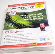 Webroot SecureAnywhere Internet Security - Full Version for Windows & Mac...
