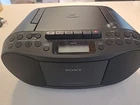 Sony CFD-S70 Stereo CD Player Cassette Recorder AM/FM Radio Boombox Tested Works