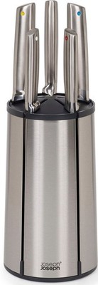 Joseph Joseph Elevate 6-teiliges Messerset mit Drehständer Messerblock Premium