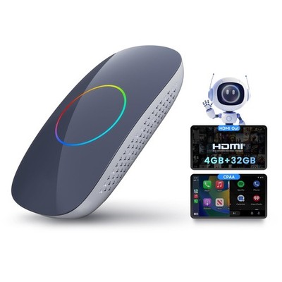 Magic Box - AI Box CarPlay & Android Auto Wireless, 4GB+32GB Support YouTube, Ne