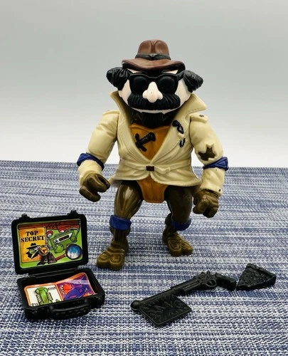 Vintage TMNT Don, The Undercover Disguise Turtle 1990 100% COMPLETE Playmates